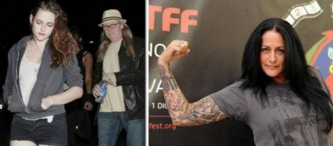 Taylor Stewart's sister Kristen Stewart, along with her parents.